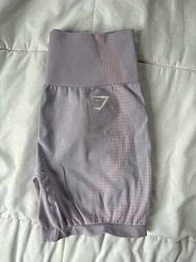 Gymshark Seamless High-Waist Shorts in Lavender